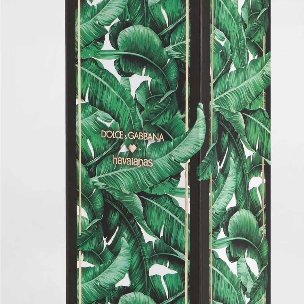 (Final price) Dolce & Gabbana Havaianas Banano Green Flip Flops 7/8 NWB - Picture 5 of 6